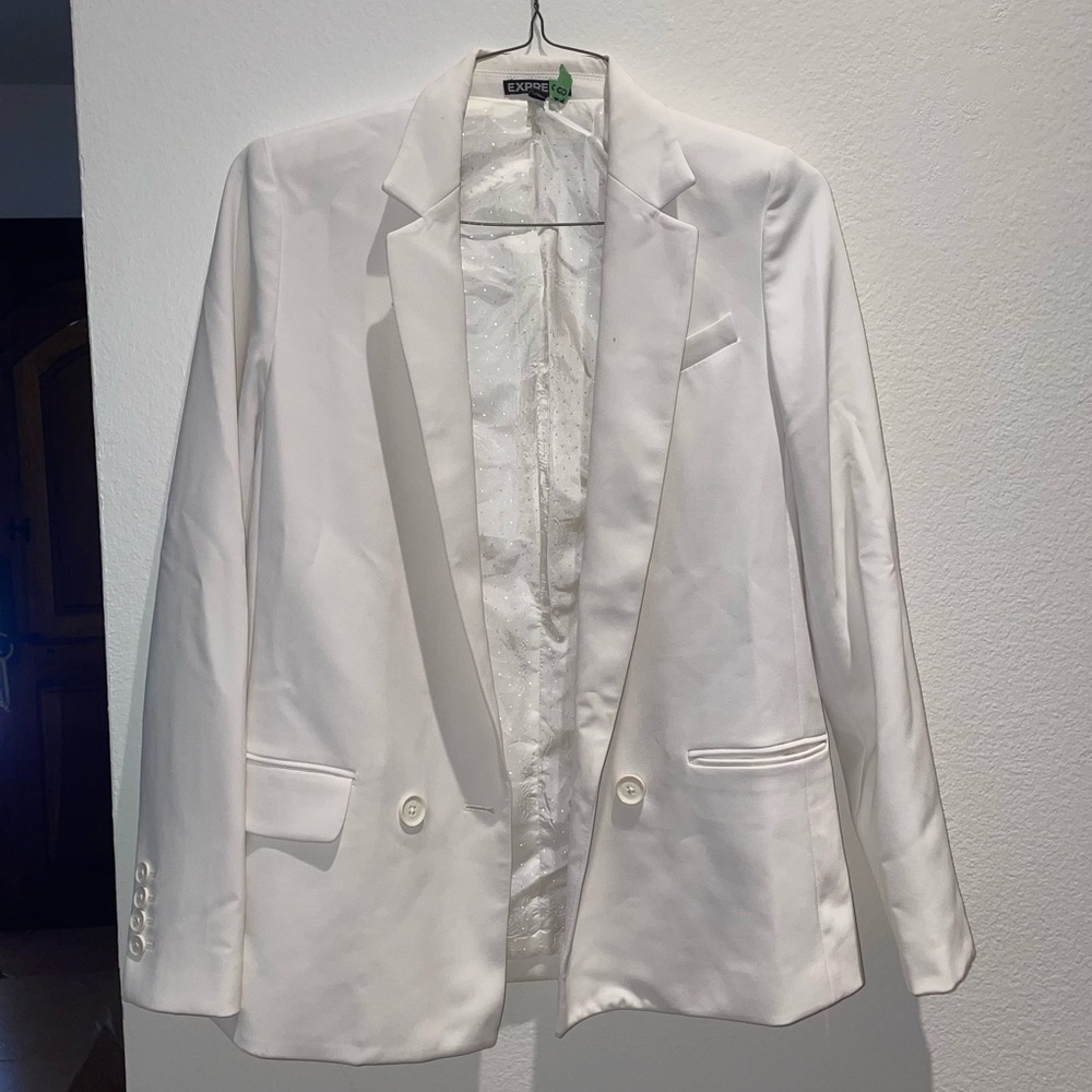 Vintage White Blazer